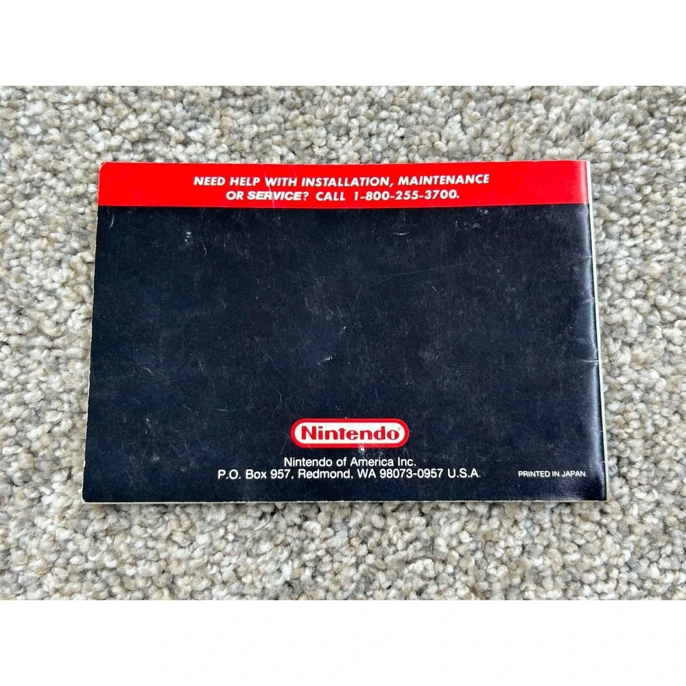 Gameboy Owners Manual DMG-GB-USA-1 Compact Video Game System